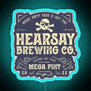 Hearsay Brewing Company RGB Neon Sign