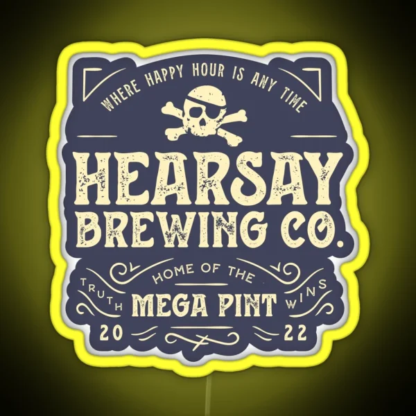 Hearsay Brewing Company RGB Neon Sign