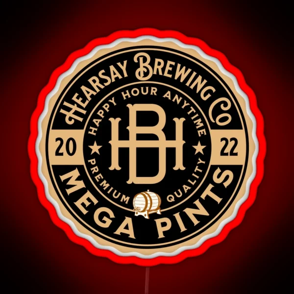 Hearsay Brewing Company RGB Neon Sign