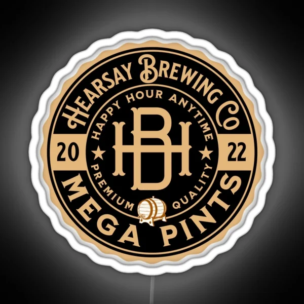 Hearsay Brewing Company RGB Neon Sign