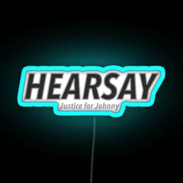 Hearsay Johnny Depp RGB Neon Sign