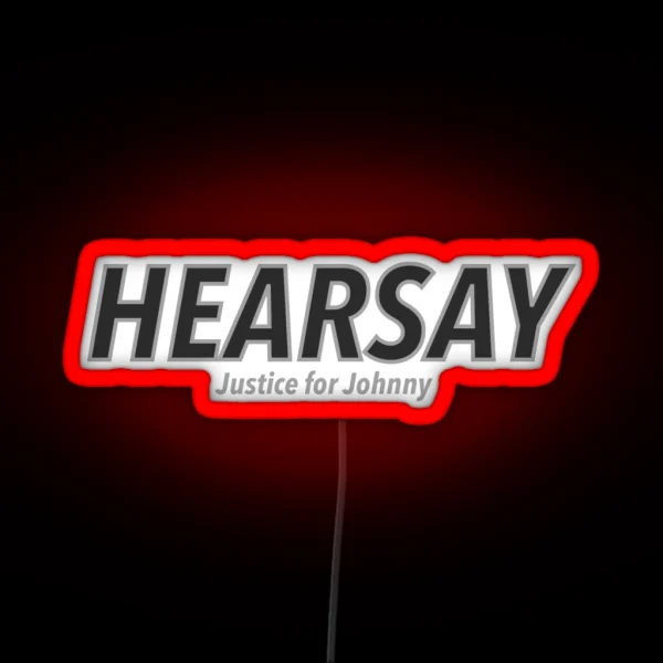 Hearsay Johnny Depp RGB Neon Sign