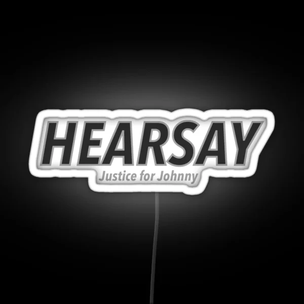 Hearsay Johnny Depp RGB Neon Sign