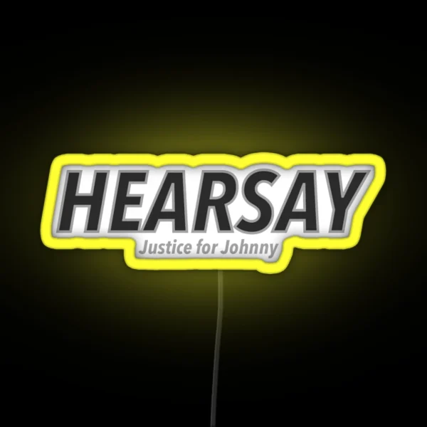 Hearsay Johnny Depp RGB Neon Sign
