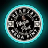 Vibrant Neon Brewery Sign with Color-Changing RGB Mega Pint Hologram
