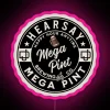 Brewery bar decor with vibrant RGB color changing digital display