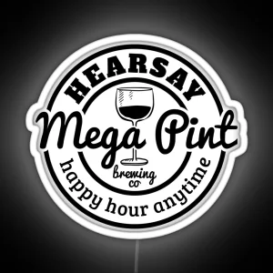 Hearsay Mega Pint RGB Neon Sign