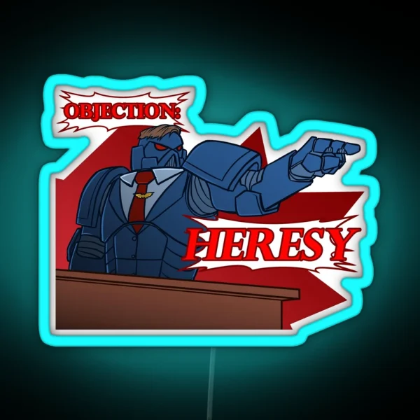 Hearsay No RGB Neon Sign