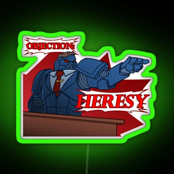Hearsay No RGB Neon Sign