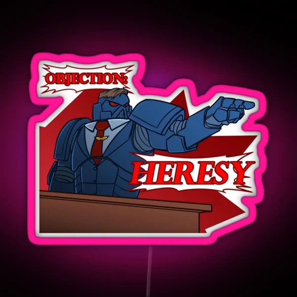 Hearsay No RGB Neon Sign