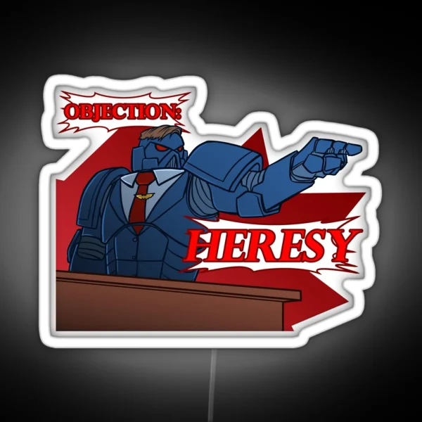 Hearsay No RGB Neon Sign