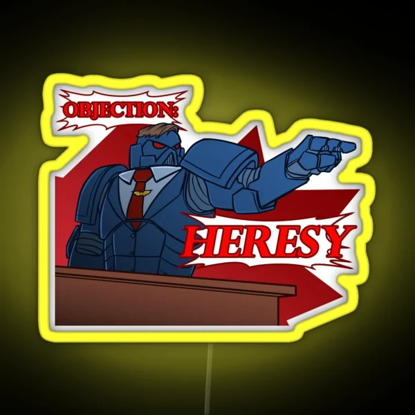 Hearsay No RGB Neon Sign