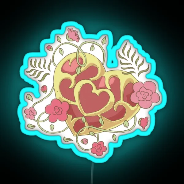 Heart Container RGB Neon Sign