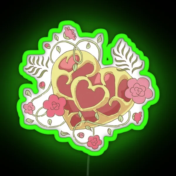 Heart Container RGB Neon Sign