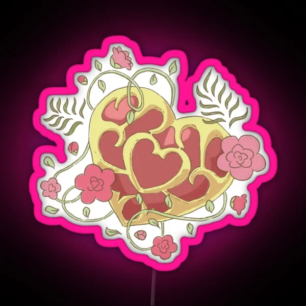 Heart Container RGB Neon Sign