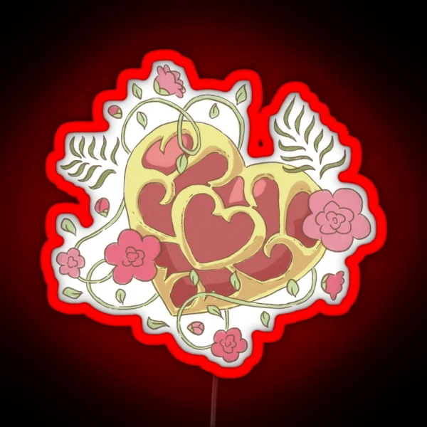 Heart Container RGB Neon Sign