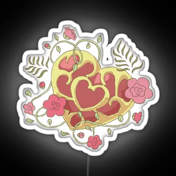 Heart Container RGB Neon Sign