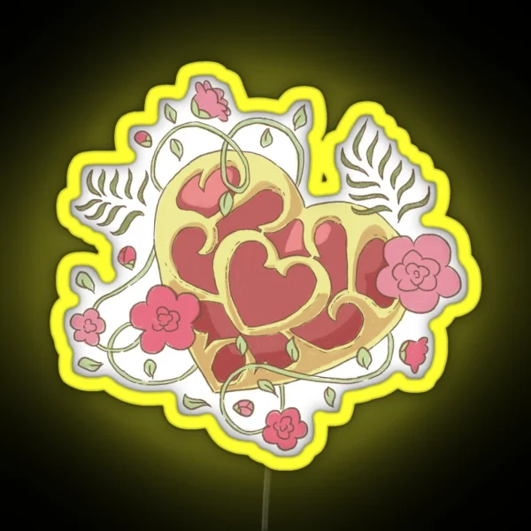 Heart Container RGB Neon Sign