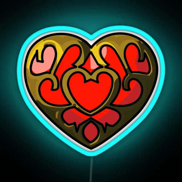 Heart Container RGB Neon Sign