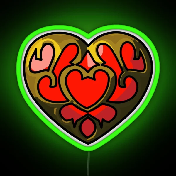 Heart Container RGB Neon Sign