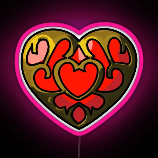 Heart Container RGB Neon Sign