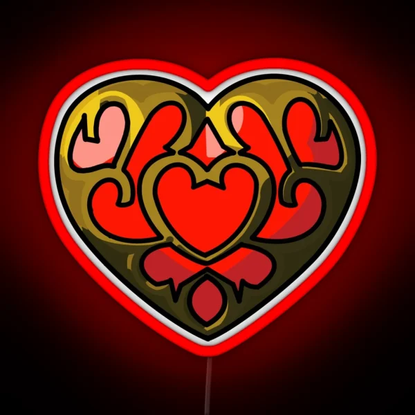 Heart Container RGB Neon Sign