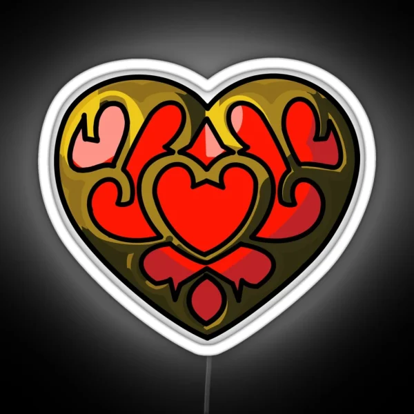Heart Container RGB Neon Sign