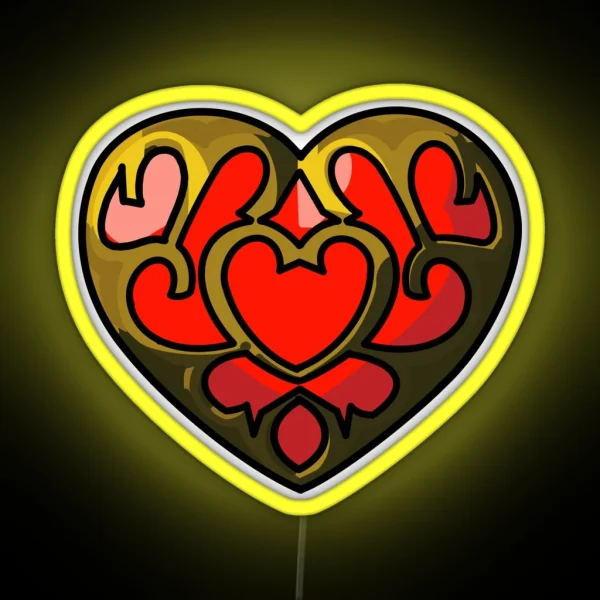 Heart Container RGB Neon Sign