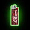 Neon Heart Lighter Home Decor Accent with Colorful RGB Lighting