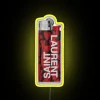 RGB Neon Heart Lighter Wall Sign Decorative Artwork Display
