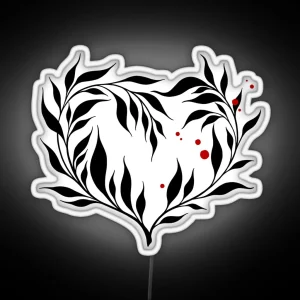 Heart Of Leaves RGB Neon Sign