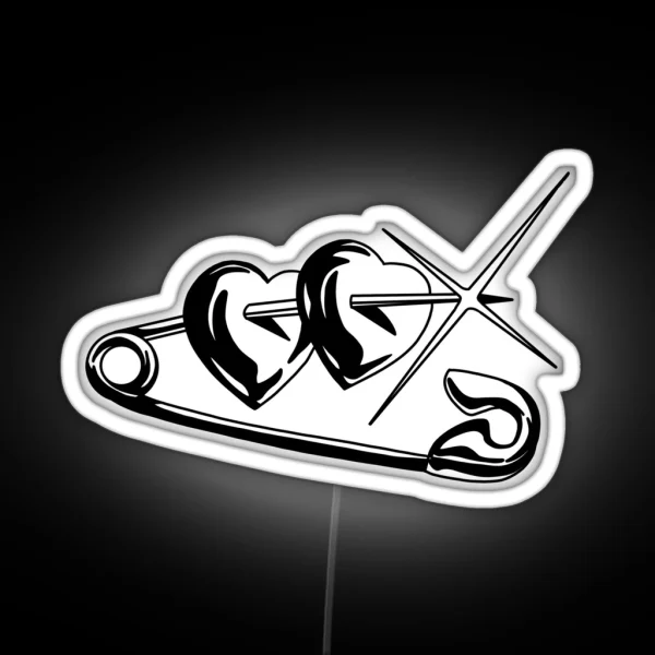 Heart Pin RGB Neon Sign