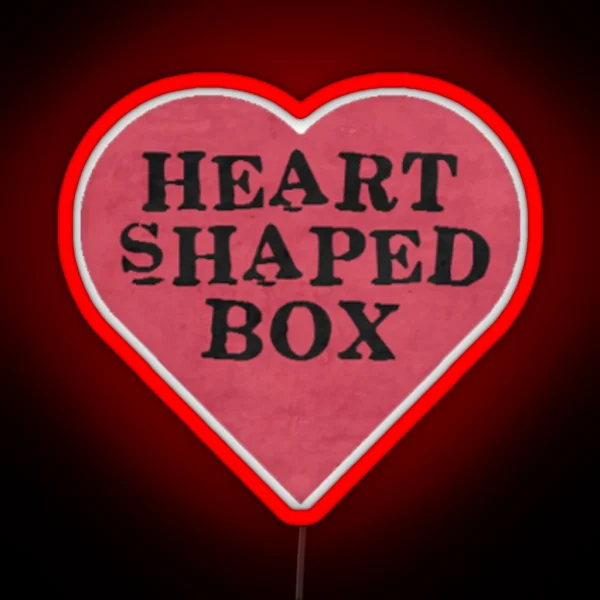 Heart Shaped Box RGB Neon Sign