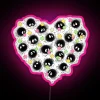 Vibrant Color Changing RGB Neon Sign Heart Shaped Art Decoration Gift
