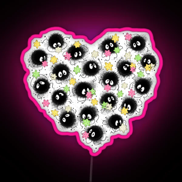 Heart Soot Spirits RGB Neon Sign