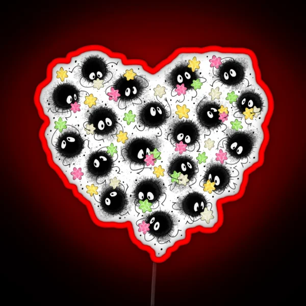 Heart Soot Spirits RGB Neon Sign