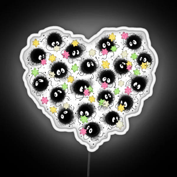 Heart Soot Spirits RGB Neon Sign