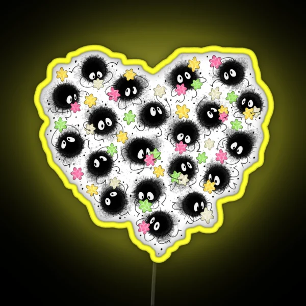 Heart Soot Spirits RGB Neon Sign