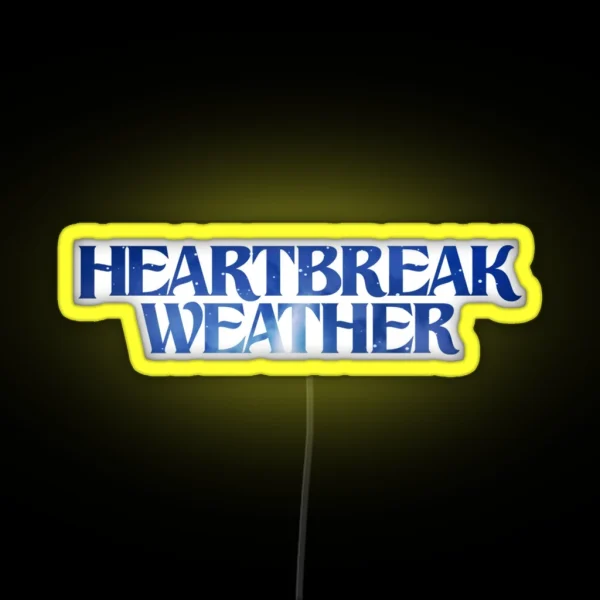 Heartbreak Weather Niall Horan RGB Neon Sign