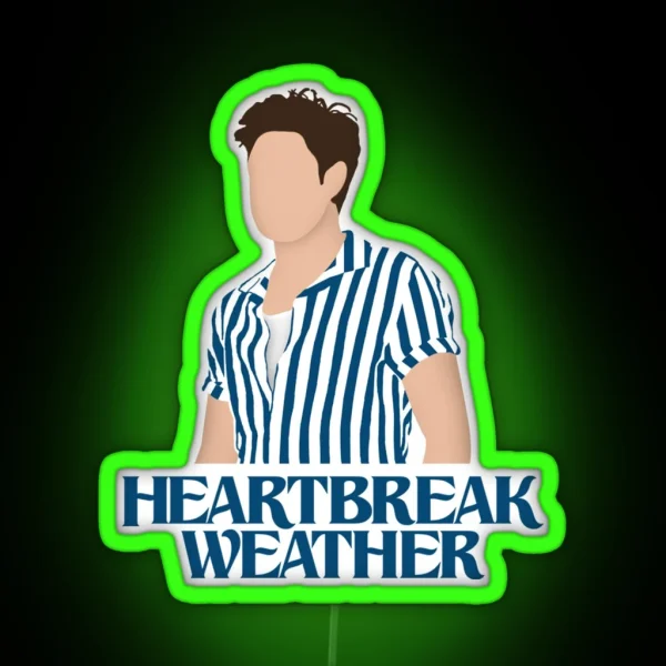 Heartbreak Weather RGB Neon Sign