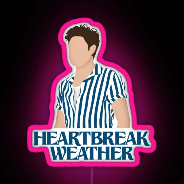Heartbreak Weather RGB Neon Sign