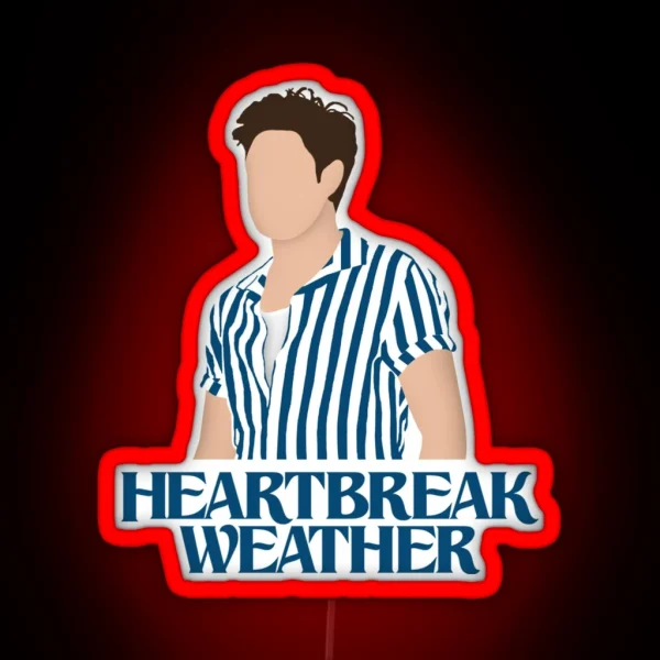 Heartbreak Weather RGB Neon Sign