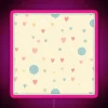 RGB Neon Light Show with Heartfelt Dots Polka Dot Pattern
