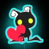 Add edgy ambiance with this rebellious, heartless neon lighting