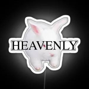 HEAVENLY BUNNY RGB Neon Sign