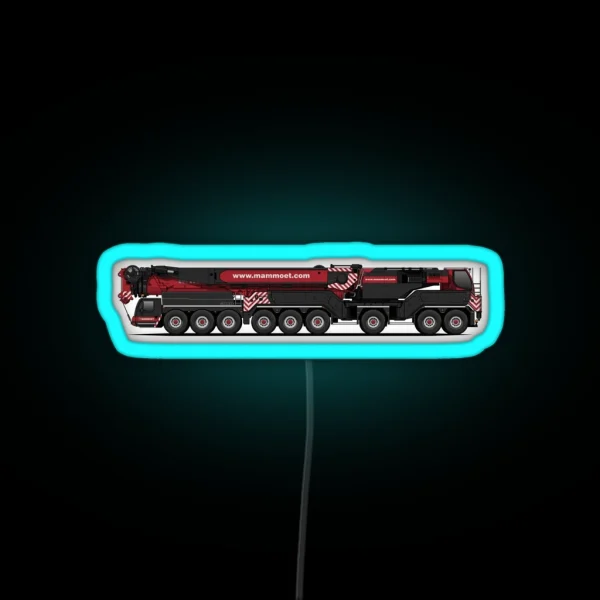 Heavy Crane 28 RGB Neon Sign
