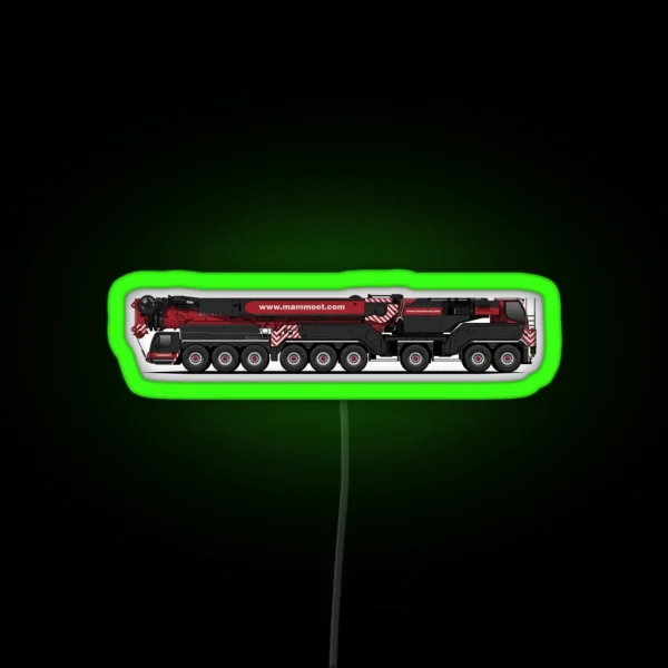 Heavy Crane 28 RGB Neon Sign