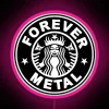 Vibrant Forever Metal Backlit RGB Neon Sign with Modern Industrial Style