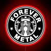 Neon metal sign with customizable, heavy, forever lasting RGB lighting.