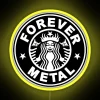 Customizable heavy metal LED sign with vibrant RGB neon lighting